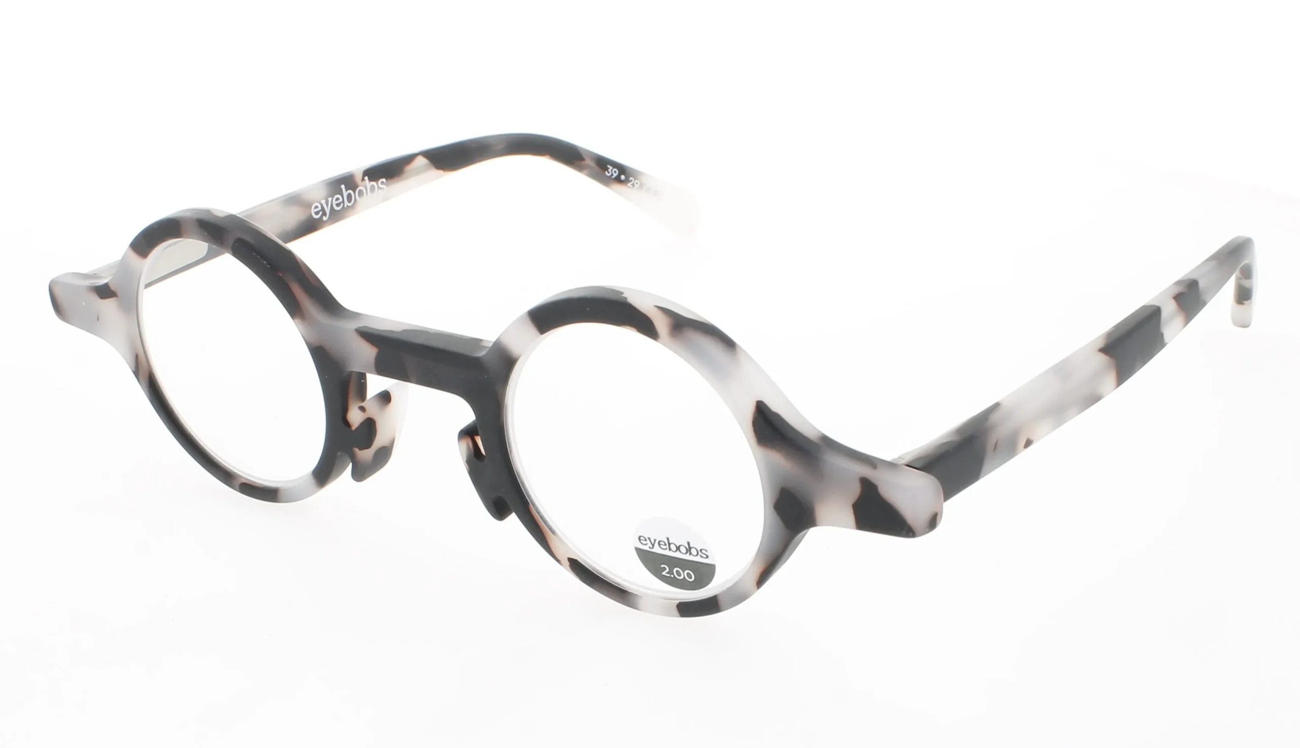 Eyebobs WACKADOODLEDOO 19 Eyeglasses Matte Grey Tortoise 38mm Unisex