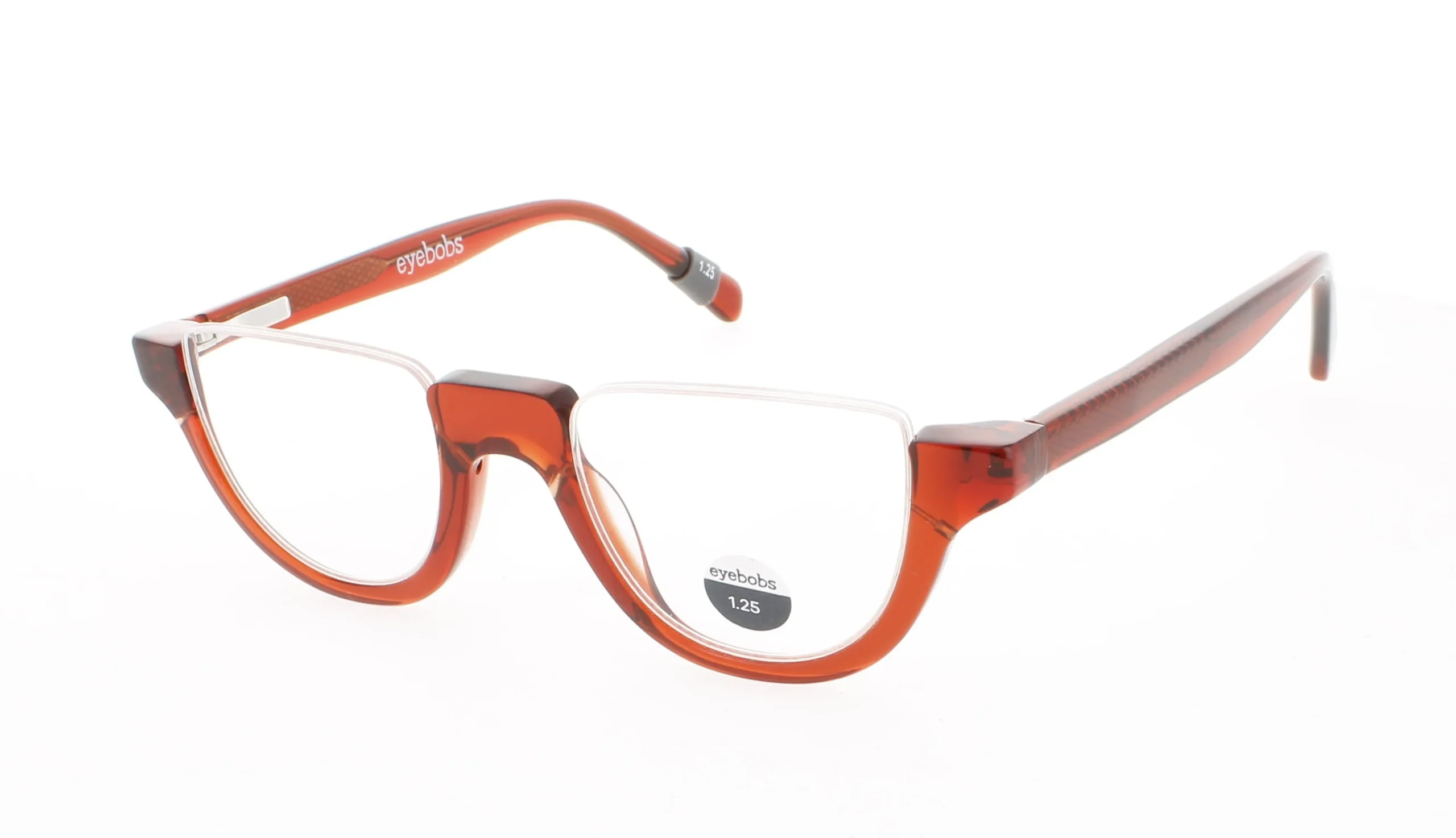 Eyebobs DEEP LEE 01 Eyeglasses Garnet Red Crystal 44mm Unisex