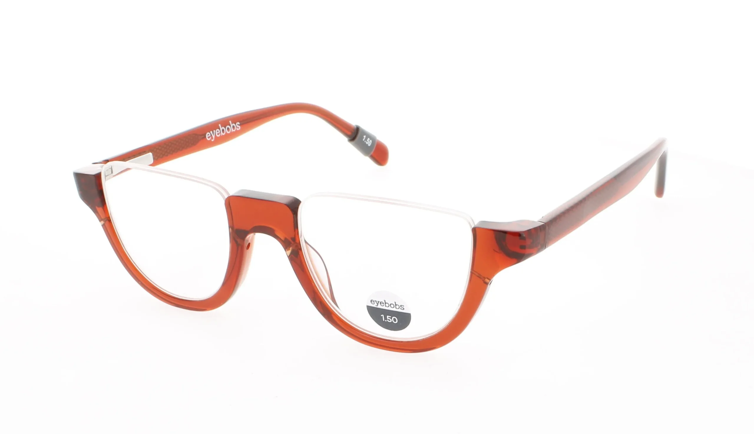 Eyebobs DEEP LEE 01 Eyeglasses Garnet Red Crystal 44mm Unisex