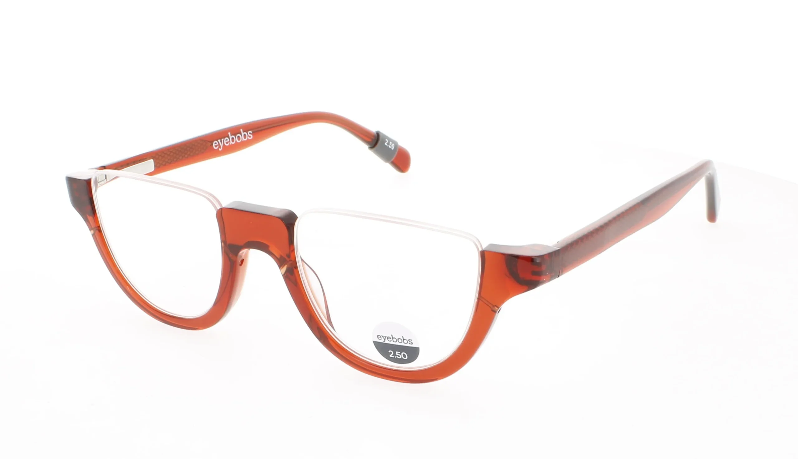 Eyebobs DEEP LEE 01 Eyeglasses Garnet Red Crystal 44mm Unisex