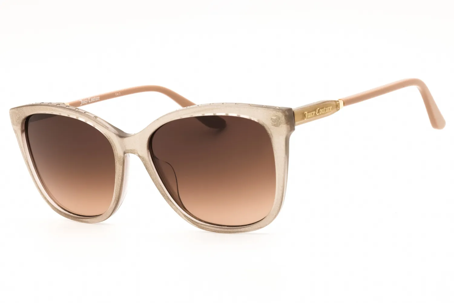 Juicy Couture JU 635/G/S 0DXQ HA Sunglasses Beige Glitter 57mm Women