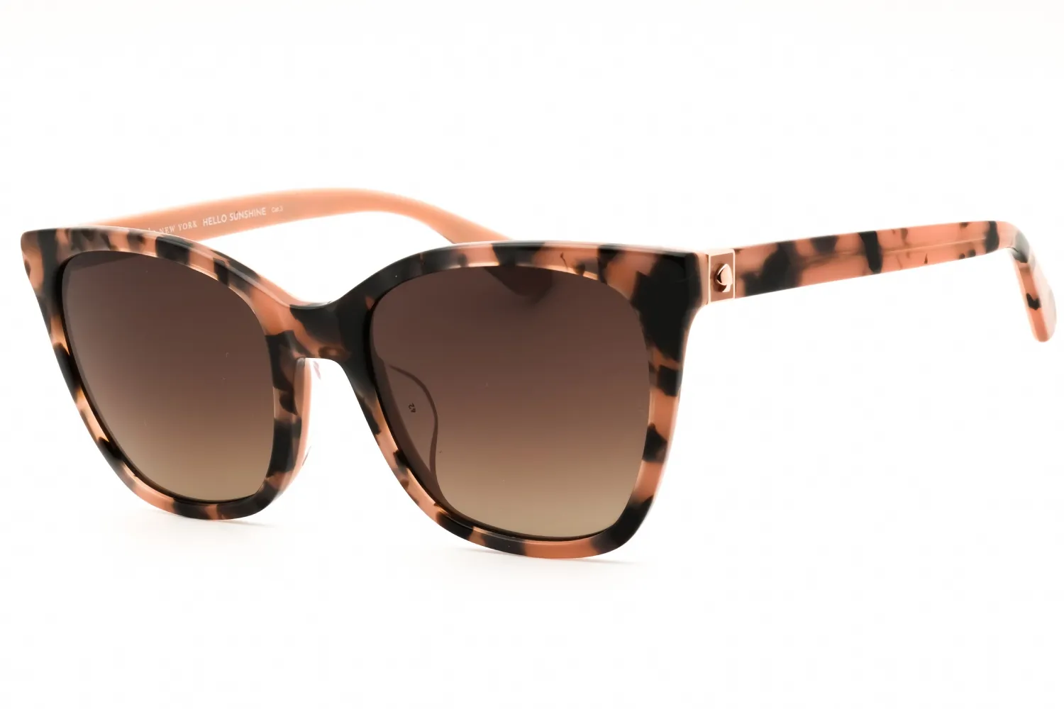 Kate Spade DESI/F/S 0HT8 HA Sunglasses Pink Havana 55mm Women