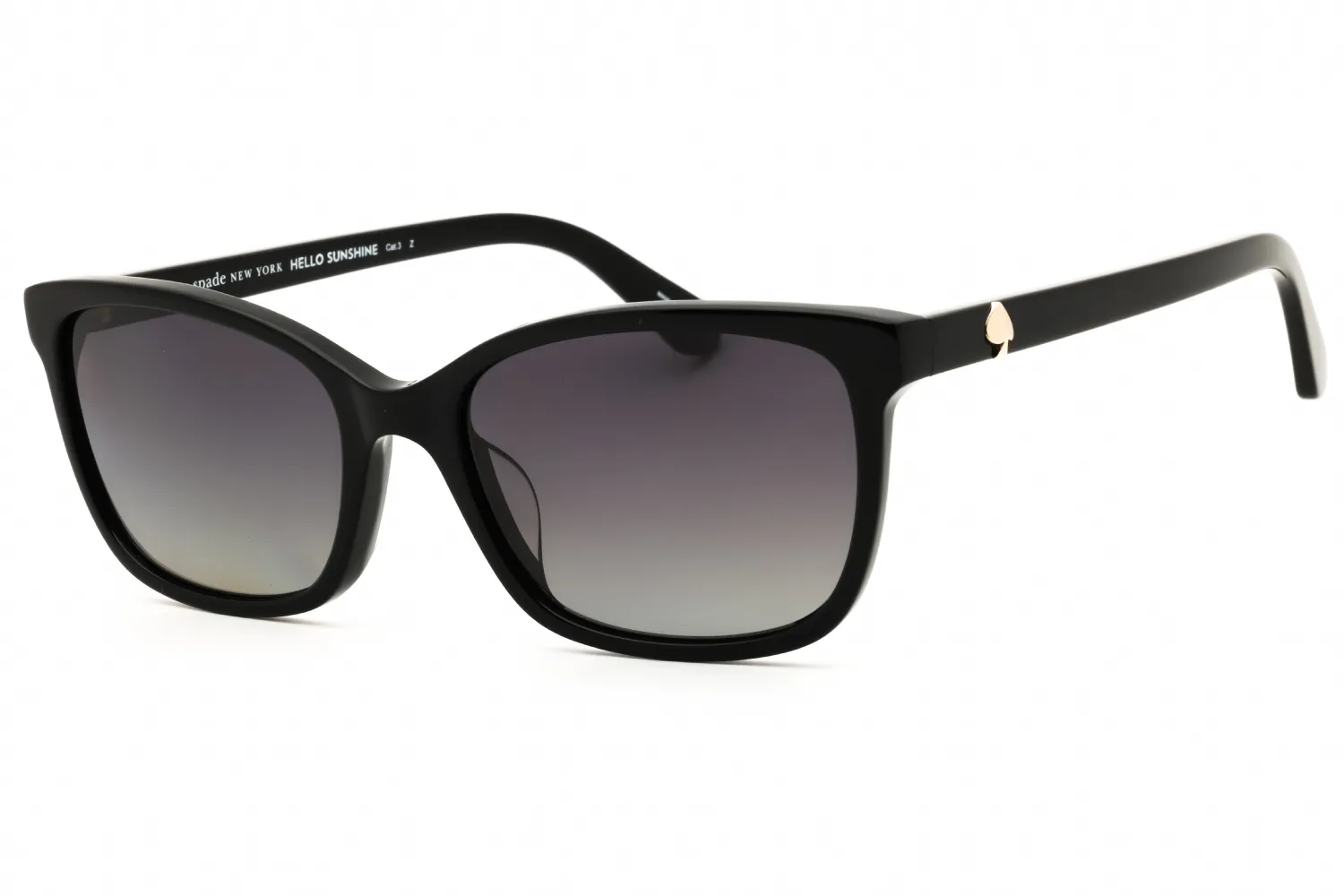 Kate Spade TABITHA/S 02M2 WJ Sunglasses Black Gold 53mm Women
