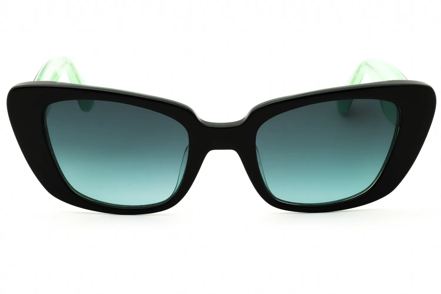 Kate Spade FABIA/S 07ZJ IB Sunglasses Black Green 51mm Women 2