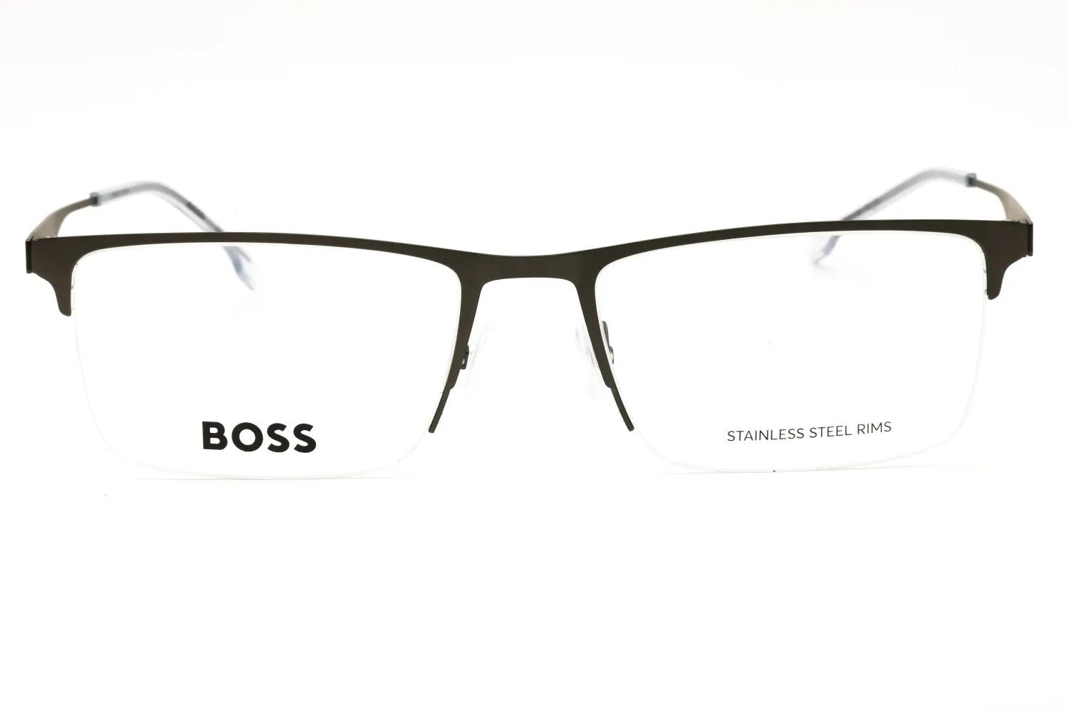 HUGO BOSS BOSS1698 0R80 00 Eyeglasses Matte Dark Ruthenium 57mm Men 2