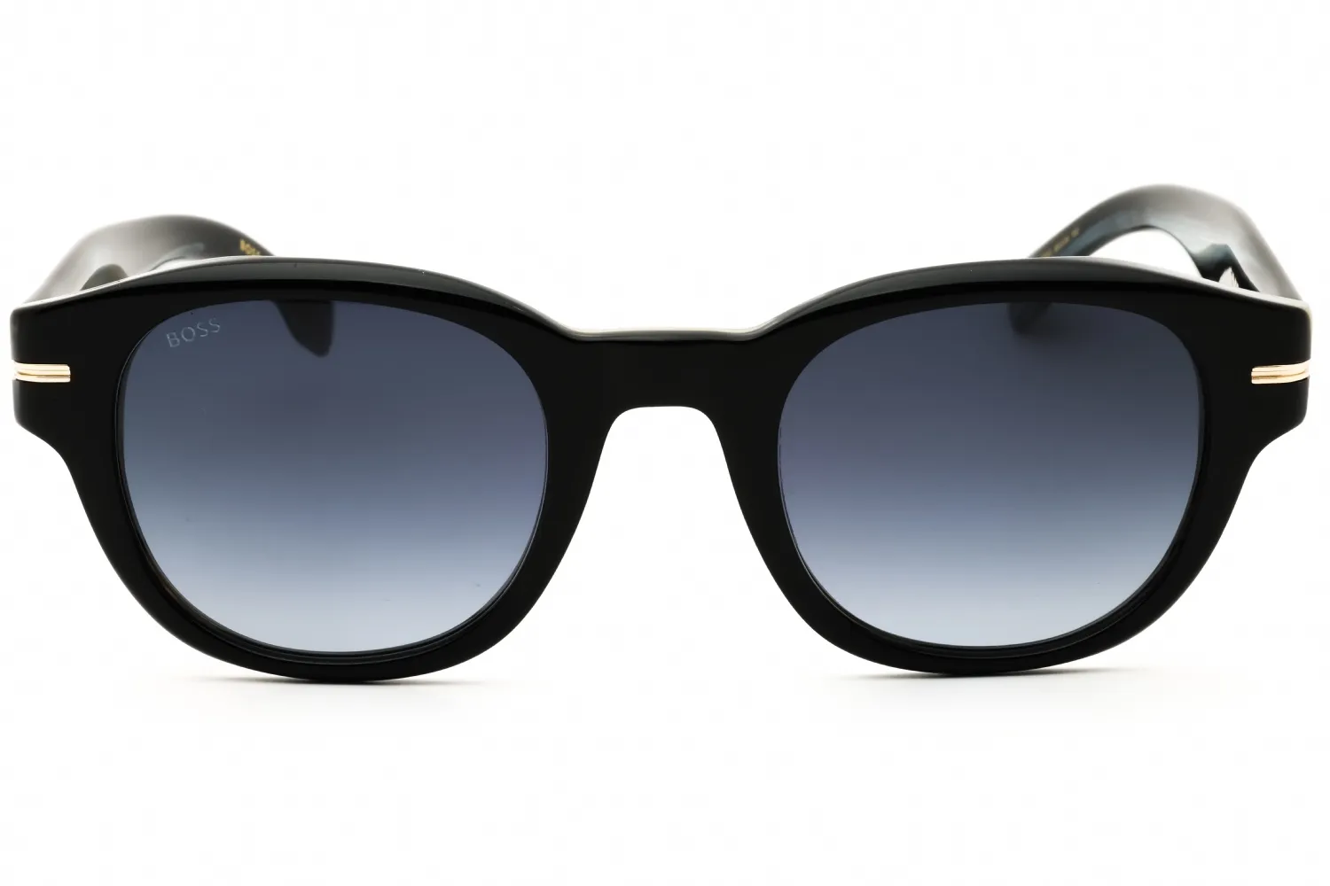 HUGO BOSS BOSS 1717/S 0QF6 1I Sunglasses Black Striped White 48mm Men 2