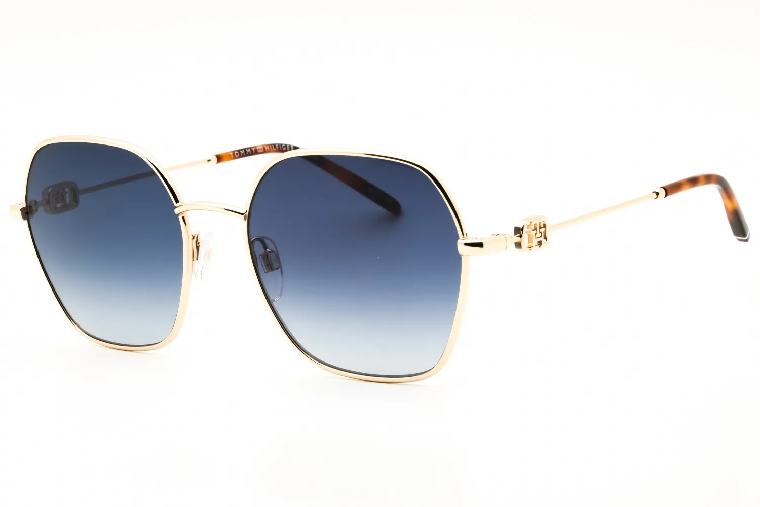 Tommy Hilfiger TH 2150/S 0LKS 08 Sunglasses Gold Blue 55mm Women