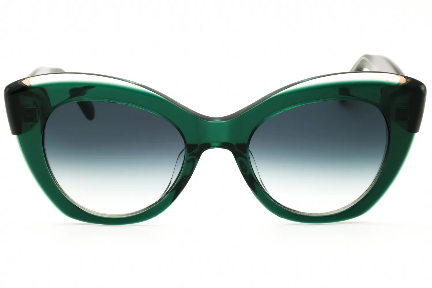 Kate Spade KS DOMINICA/S 01ED 9K Sunglasses Green 49mm Women 2