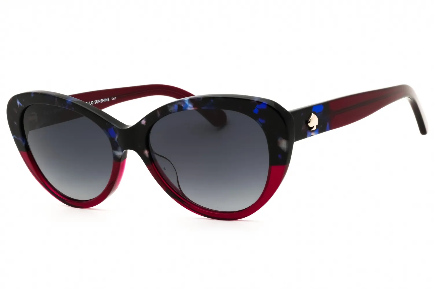 Kate Spade KS JOSI/S 0HMW 9O Sunglasses Bl Hvn Burgundy 55mm Women