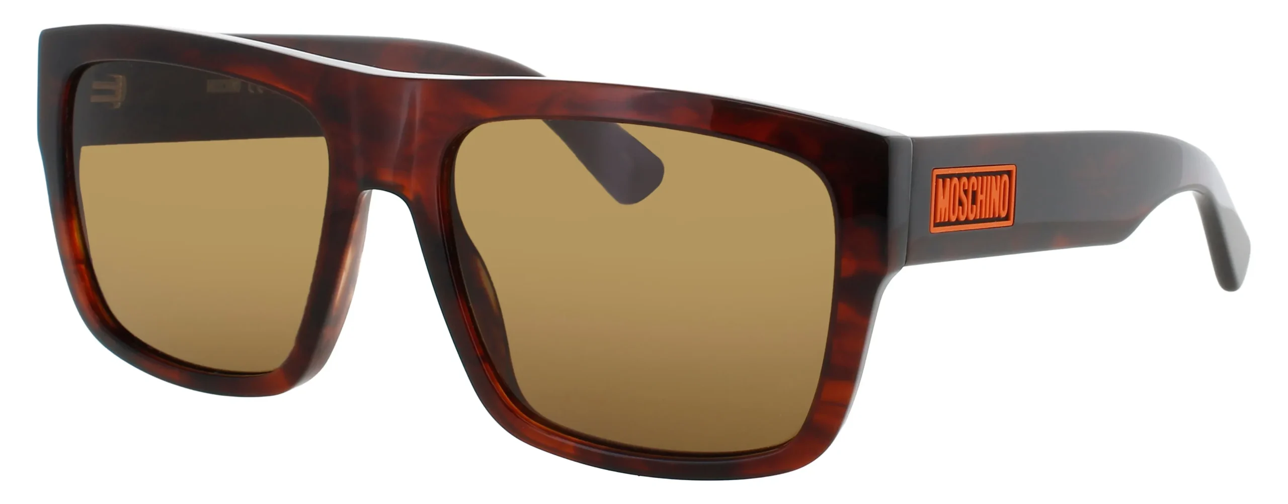 Moschino MOS187/S EX4 Sunglasses Brown Horn 56mm Men