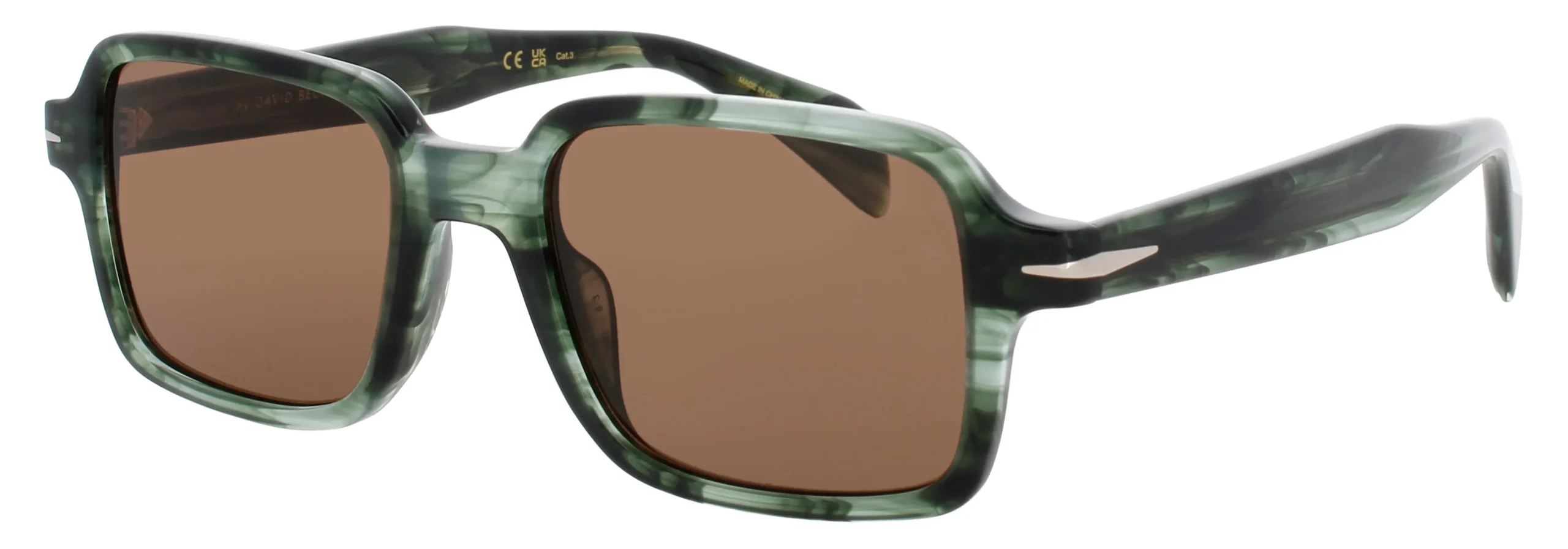 David Beckham DB-1179/S 6AK Sunglasses Green Horn 51mm Men