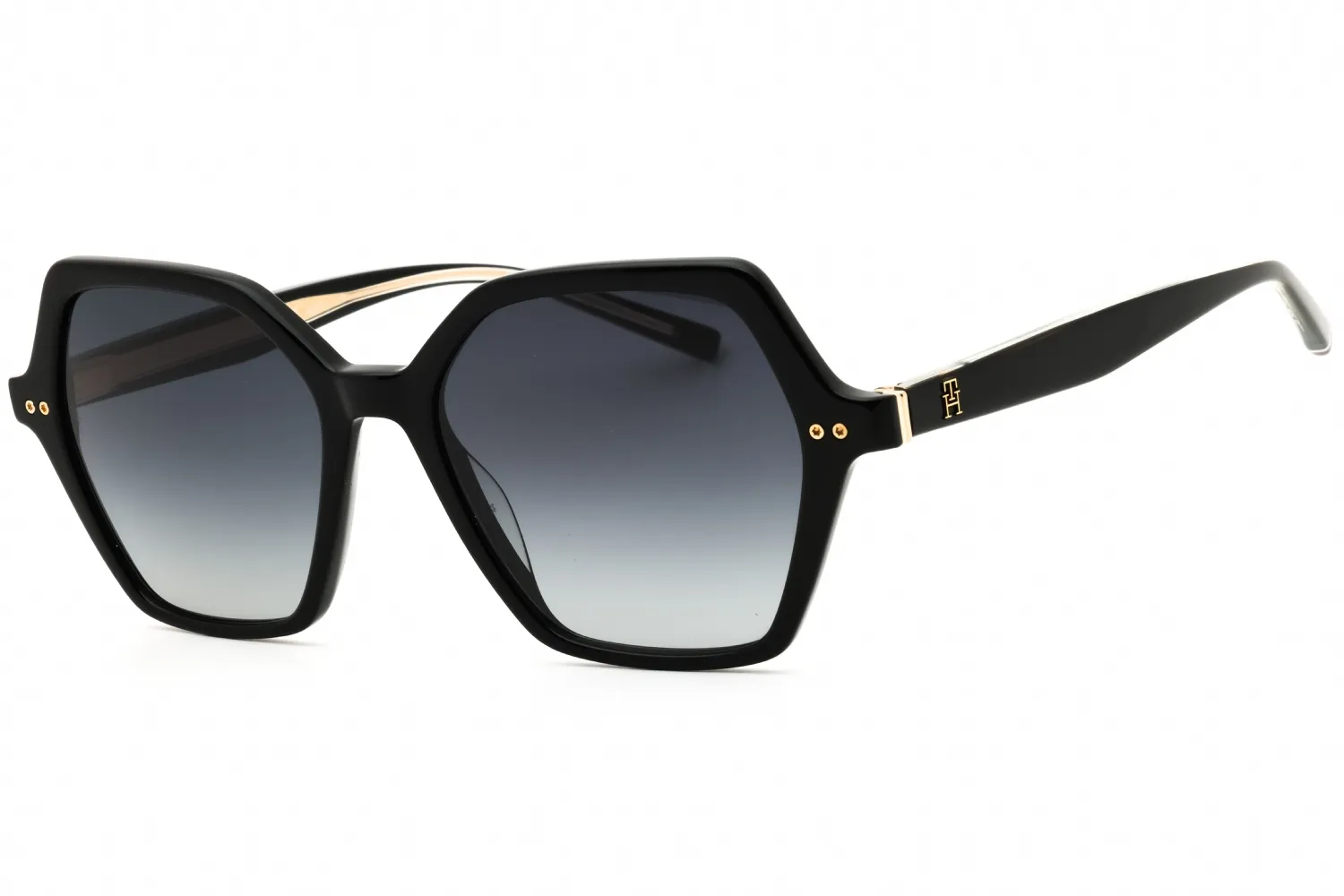 Tommy Hilfiger TH 2213/S 0807 9O Sunglasses Shiny Black 52mm Women