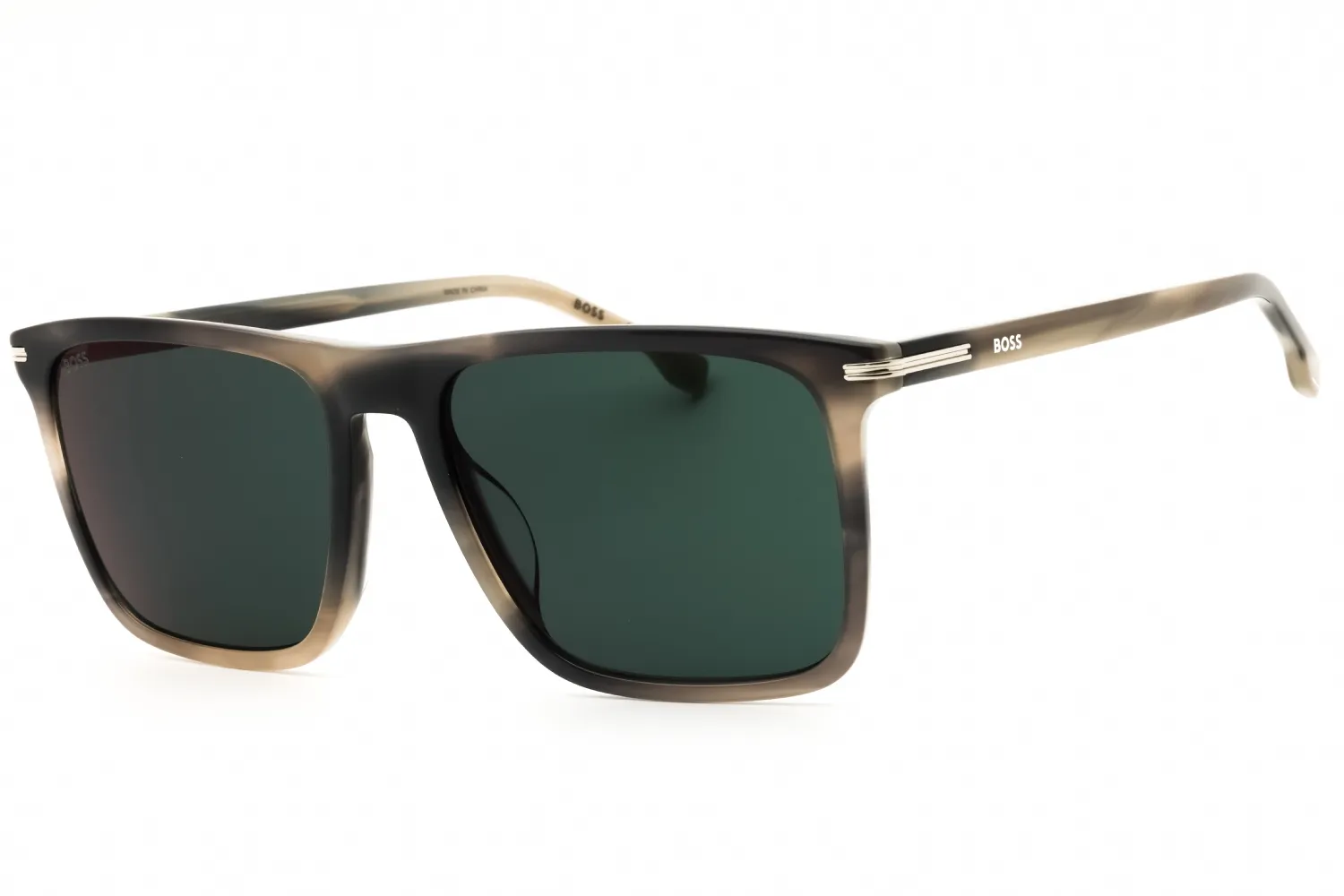 HUGO BOSS BOSS1750/G/S 02W8 MT Sunglasses Grey Horn 56mm Men