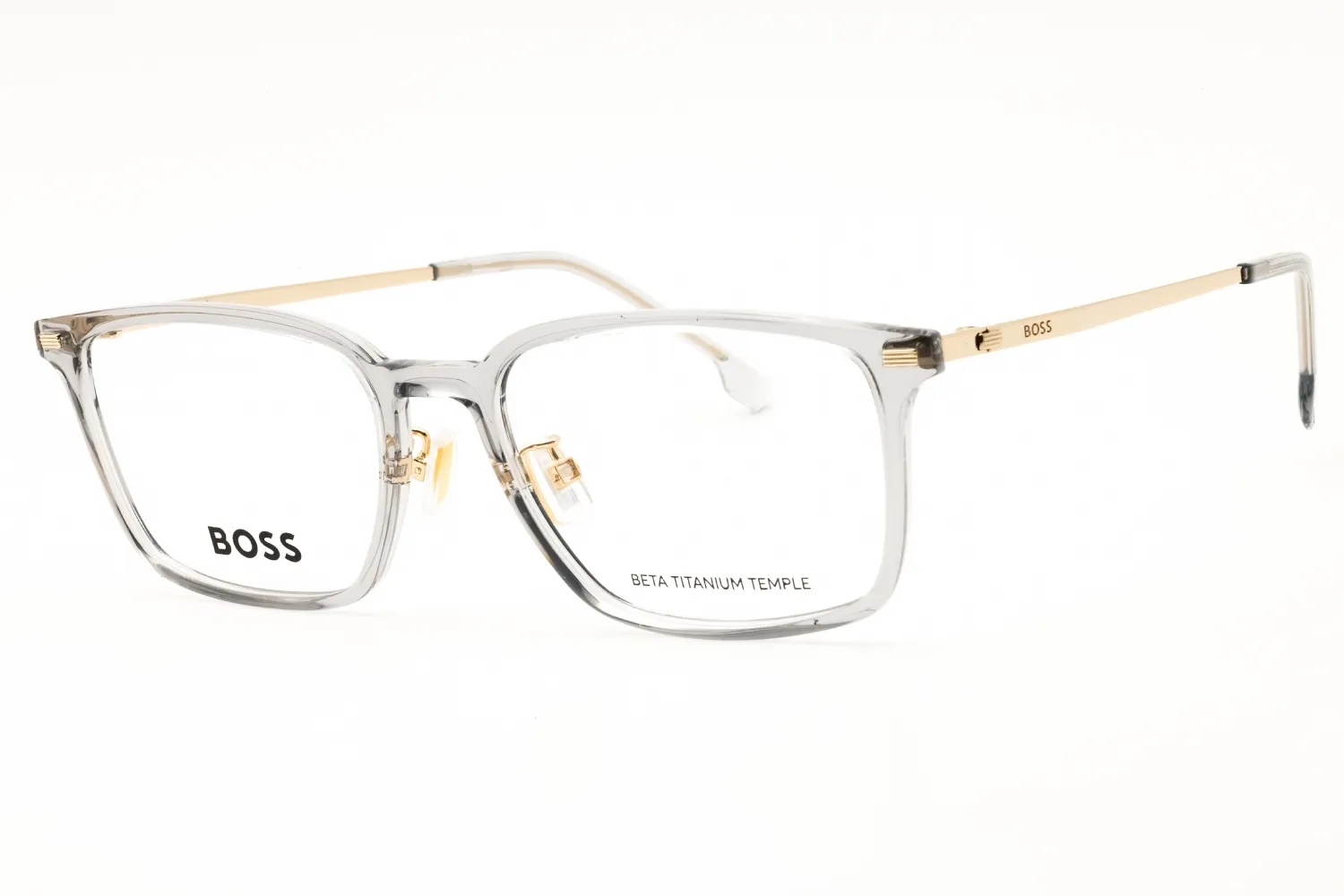 HUGO BOSS BOSS 1796/F 0FT3 00 Eyeglasses Grey Gold 55mm Men