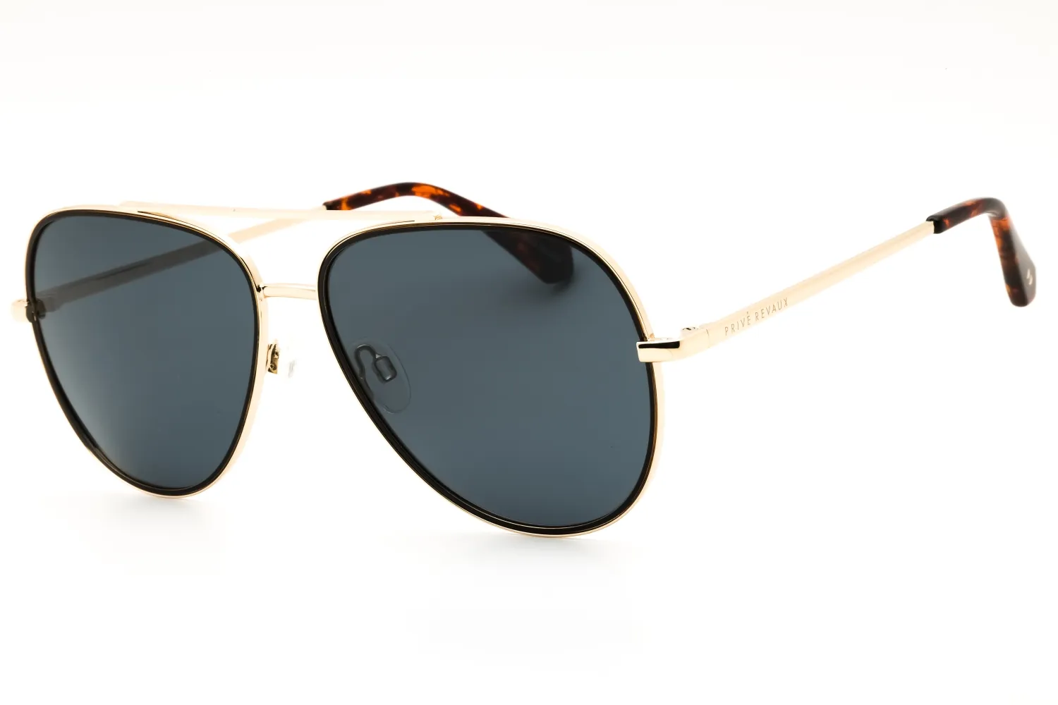 Prive Revaux EARTH PASS/G/S 2M2 M9 Sunglasses Blk Gold B 63mm Men
