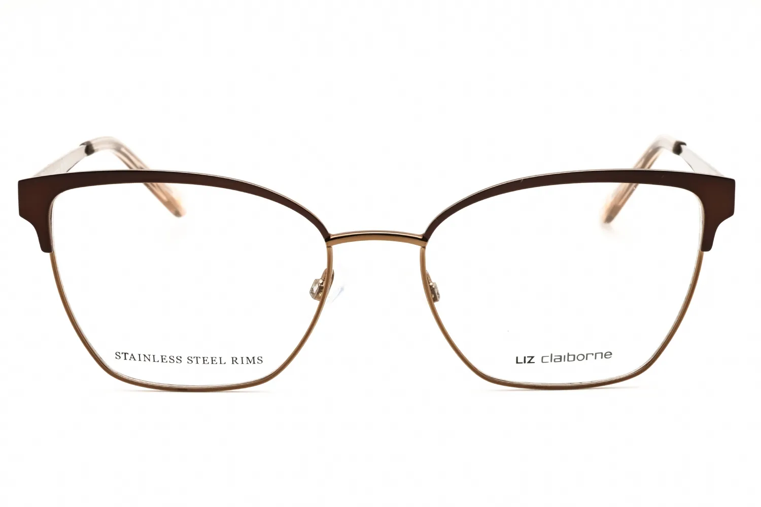 Liz Claiborne L 693 009Q 00 Eyeglasses Shiny Brown 52mm Women 2