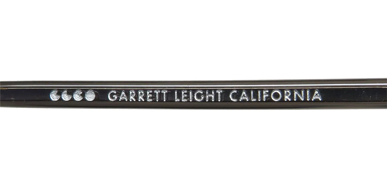 Garrett Leight Manchester Blue Light Technology bs-gcr Eyeglasses Brushed Silver 48mm Unisex 7