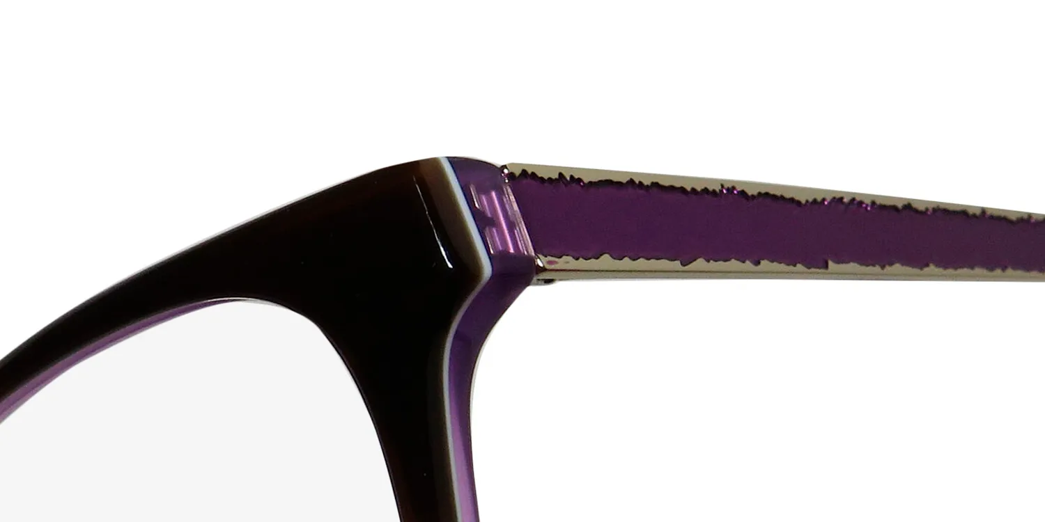 Kensie Travel dt Eyeglasses Dark Tortoise Purple 53mm 6