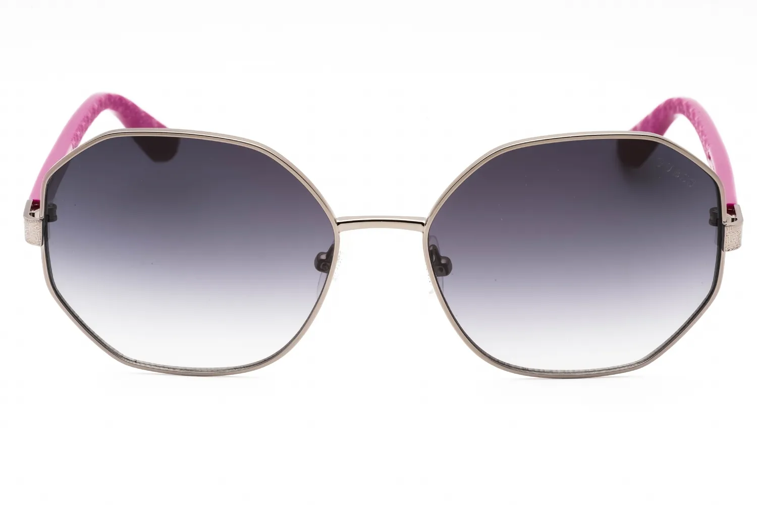 Guess GU7880-H 10B Sunglasses Shiny Light Nickeltin 58mm Women 2