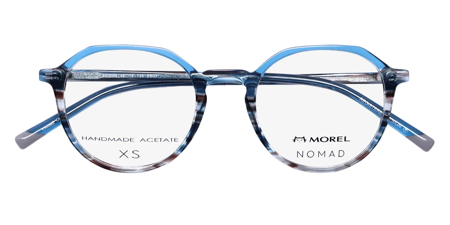 Morel Nomad 40154n bb03 Eyeglasses Blue 46mm Unisex 2