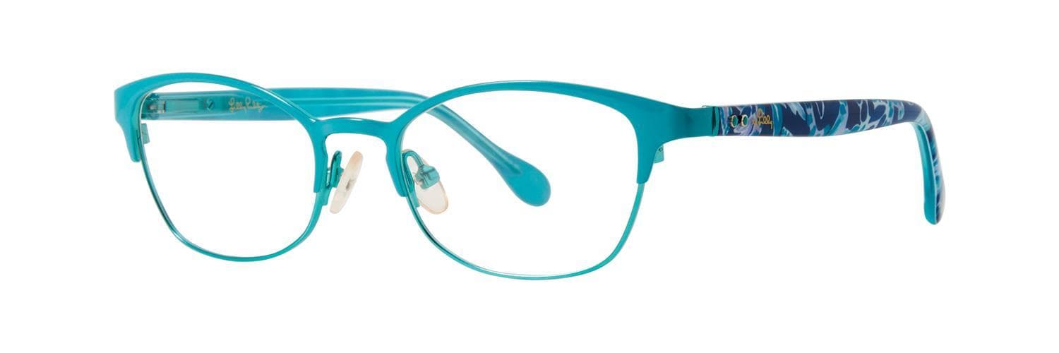 Lilly Pulitzer Bailor Eyeglasses Teal 46mm Kids