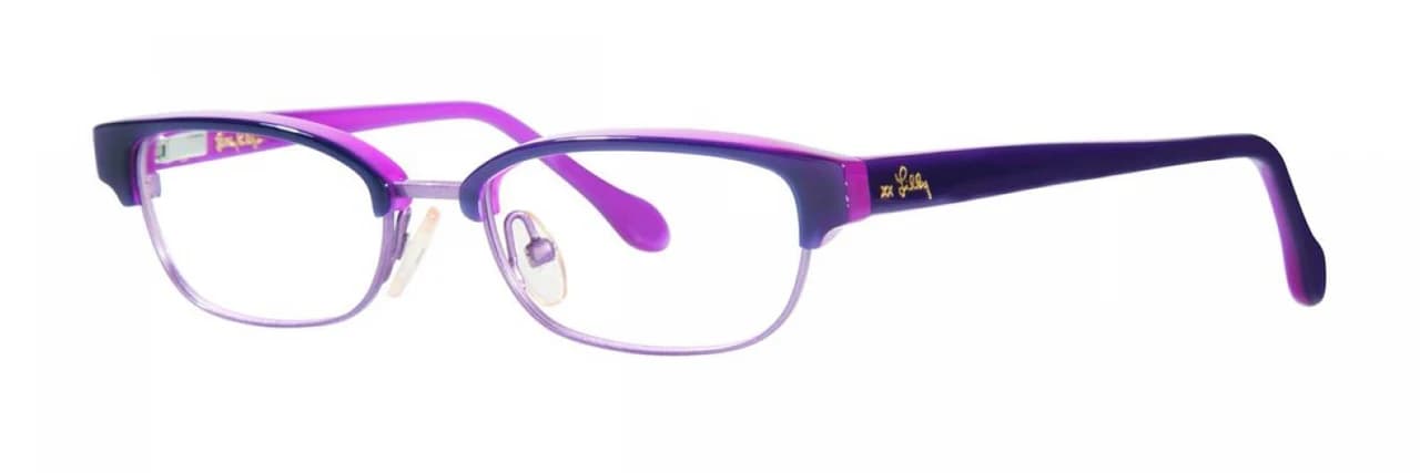 Lilly Pulitzer Quincy Eyeglasses Navy 47mm Kids