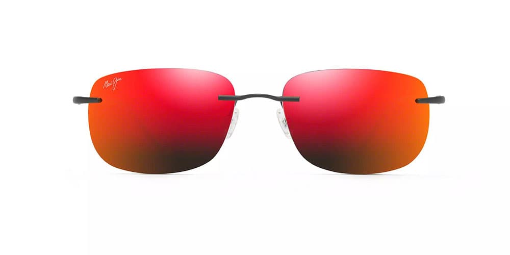 Maui Jim Ohal MJ334 2M Sunglasses Matte Black 59.5mm Unisex