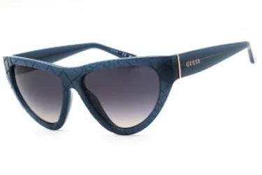 Guess GU00151 84B Sunglasses Shiny Light Blue