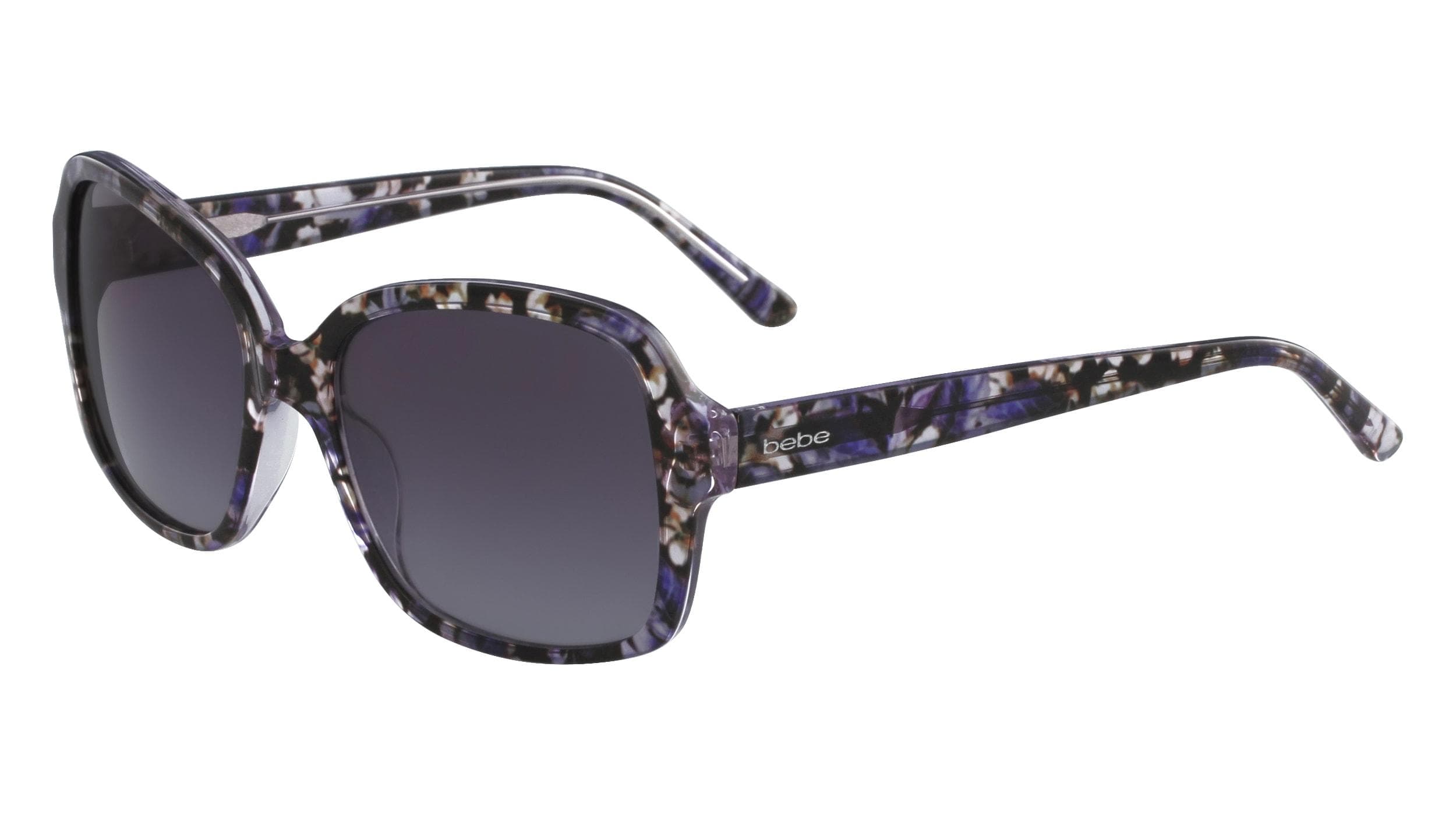 Bebe BB7195 500 Eyeglasses Plum Floral 54mm Women