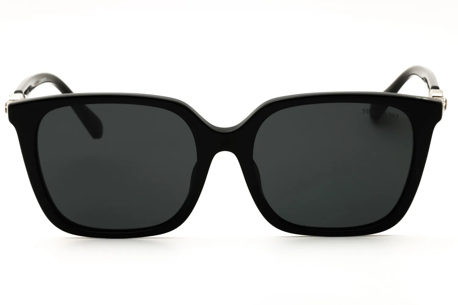 Swarovski SK6053D 103887 Sunglasses Black 55mm Women 2