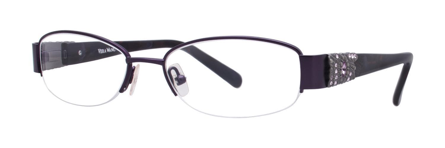 Vera Wang Tomi Eyeglasses Amethyst 49mm Women