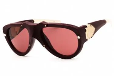 Burberry 0BE4433U 414075 Sunglasses Burgundy Rubber 57mm
