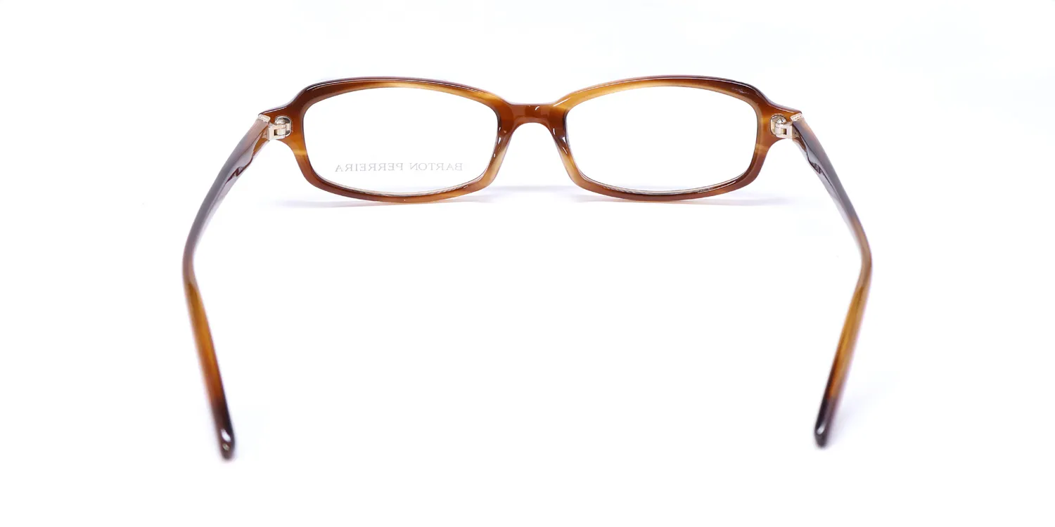 Barton Perreira Nicholette umt/gol Eyeglasses Amber Brown 50mm 5