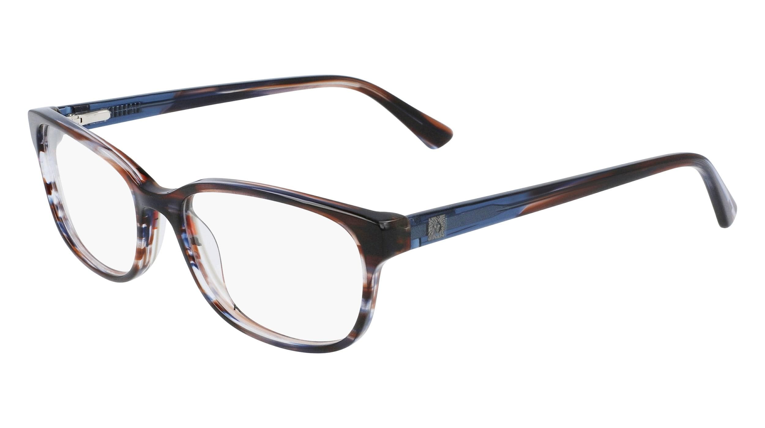 Anne Klein AK5086 200 Eyeglasses Mocha Animal 52mm Women