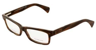 Alexander McQueen AMQ4141 2B7 Eyeglasses Brown 53mm Women