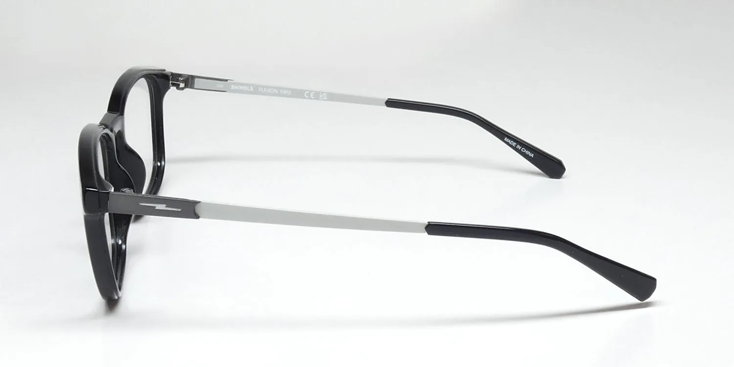 Flexon Shinola 37002 001 Eyeglasses Black 52mm Unisex 4
