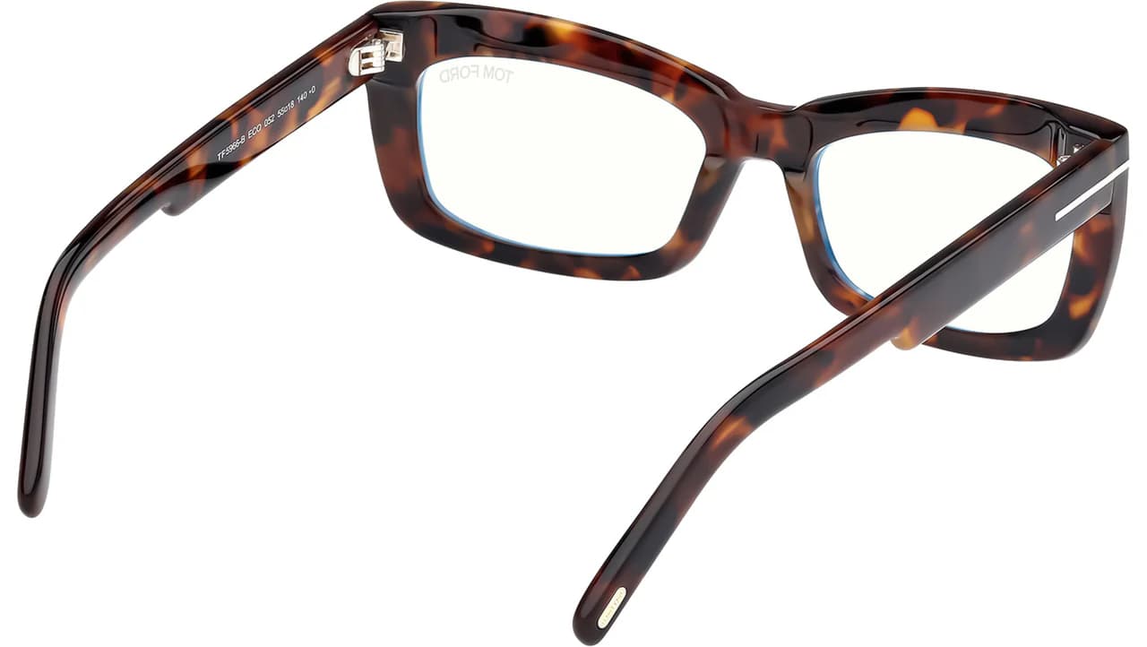 Tom Ford FT5966B 052 Eyeglasses Dark Havana 55mm Women 5