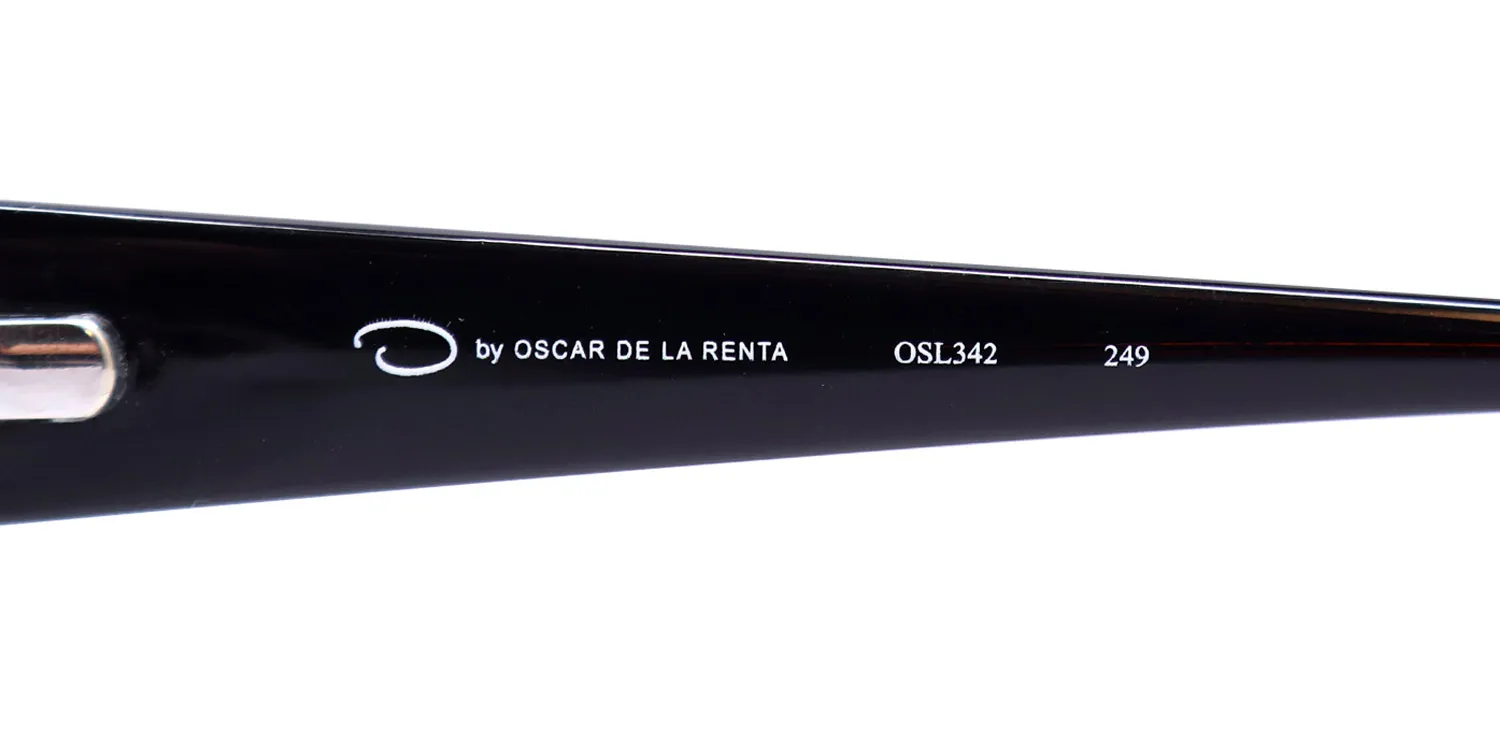 Oscar de la Renta Osl 342 249 Eyeglasses Shiny Cafe 52mm 7