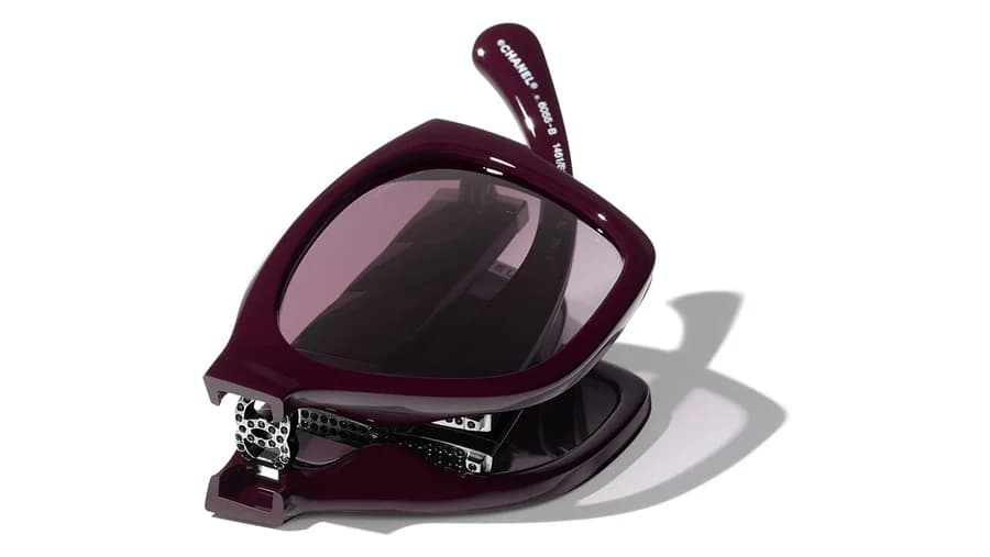 Chanel 6055-B c.1461/S1 Sunglasses Red 140mm Women 4