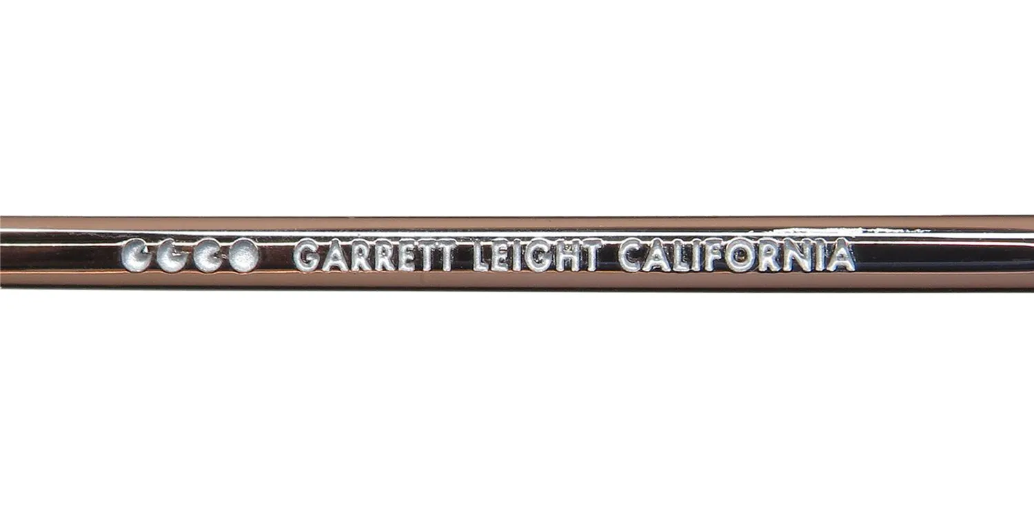 Garrett Leight Penmar Blue Light Technology bs-der Eyeglasses Brushed Silver 48mm 7