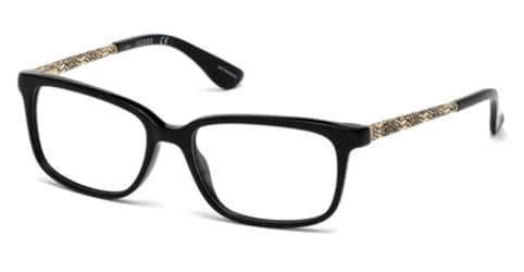 Guess GU2612 001 Eyeglasses Black 53mm Women