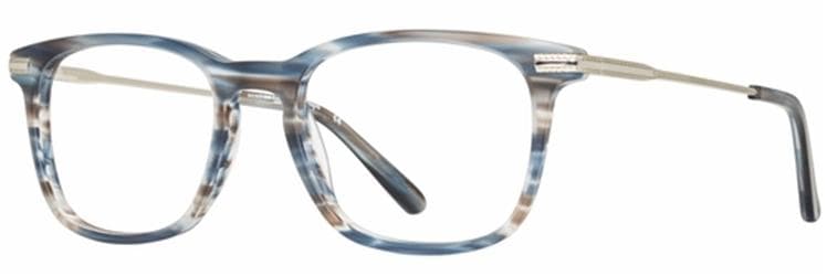 Scott Harris SH-VIN47 C3 Eyeglasses Matte Blue Stripe 51mm Unisex