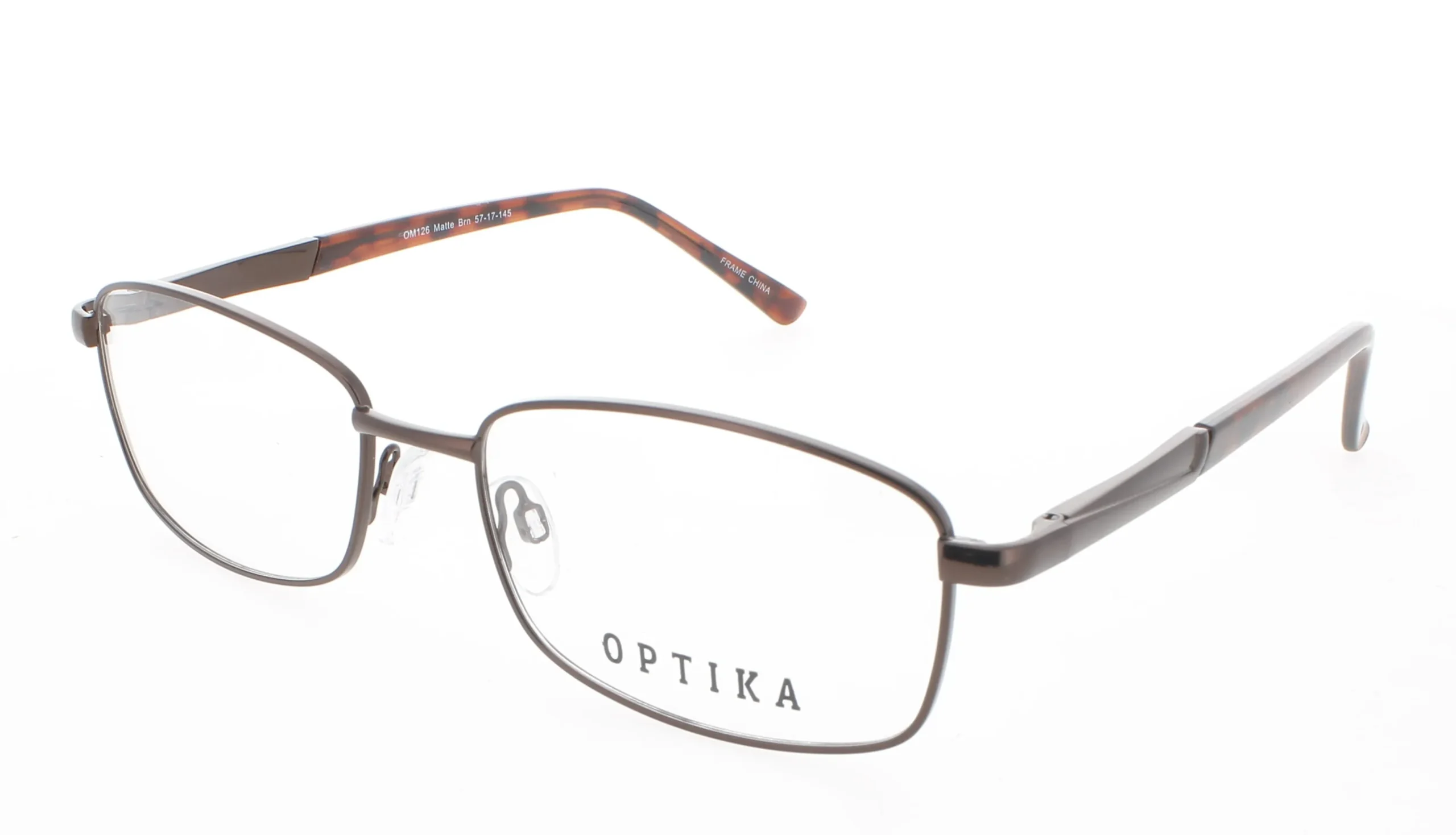 Optika OM 126 Eyeglasses Matte Brown  Unisex