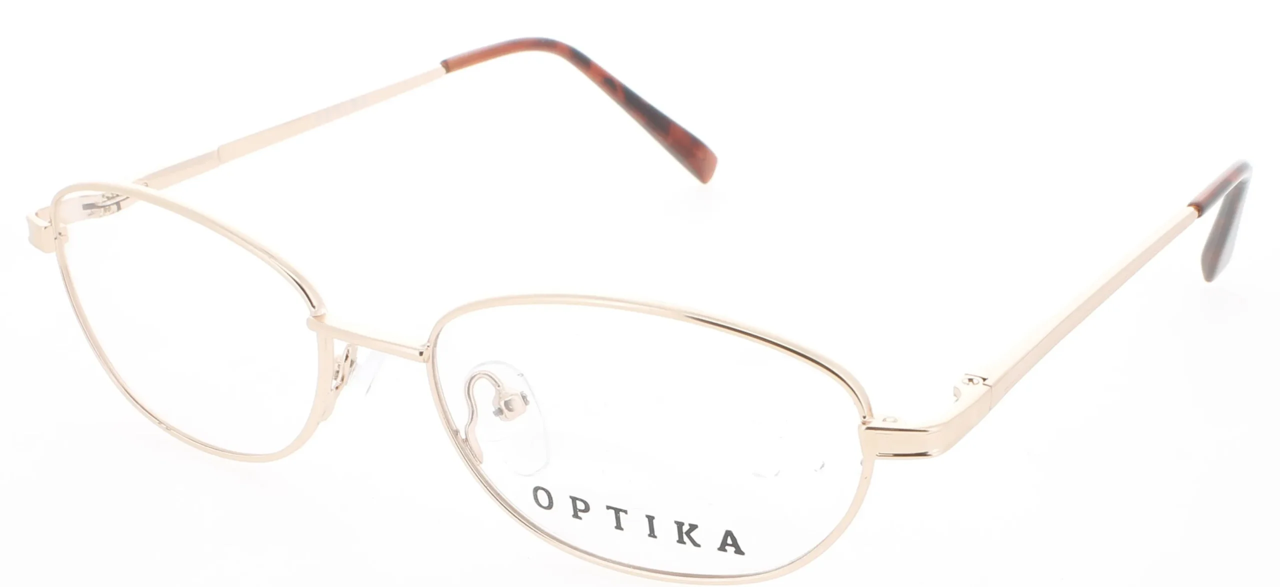 Optika OM-119-GOLD-51 Eyeglasses Gold  Unisex