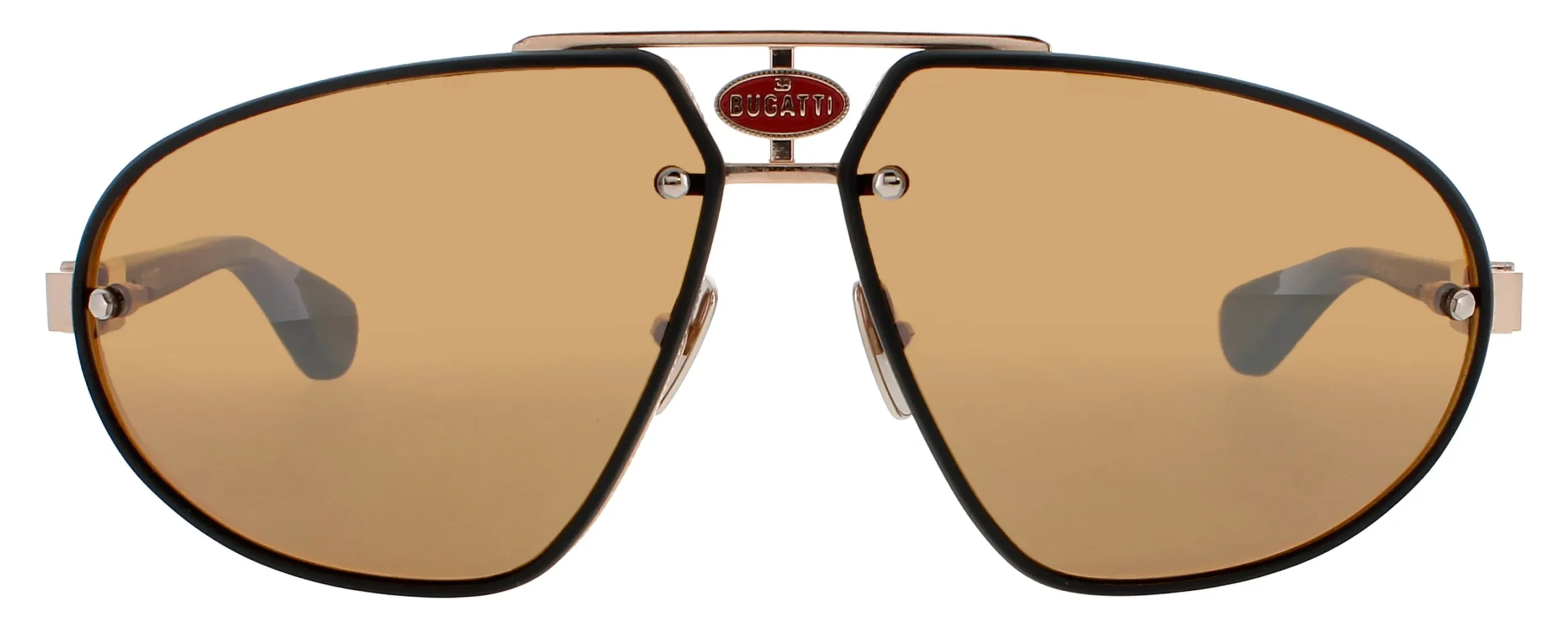 Bugatti 10 MBK/RG Sunglasses Matte Black 63mm Men 2