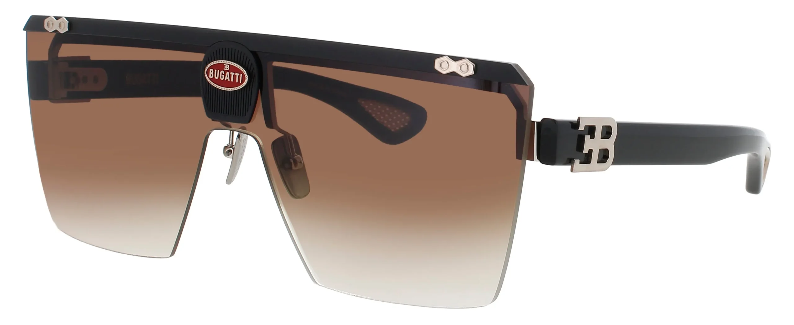 Bugatti 01A WG-BG Sunglasses Black 52mm Men