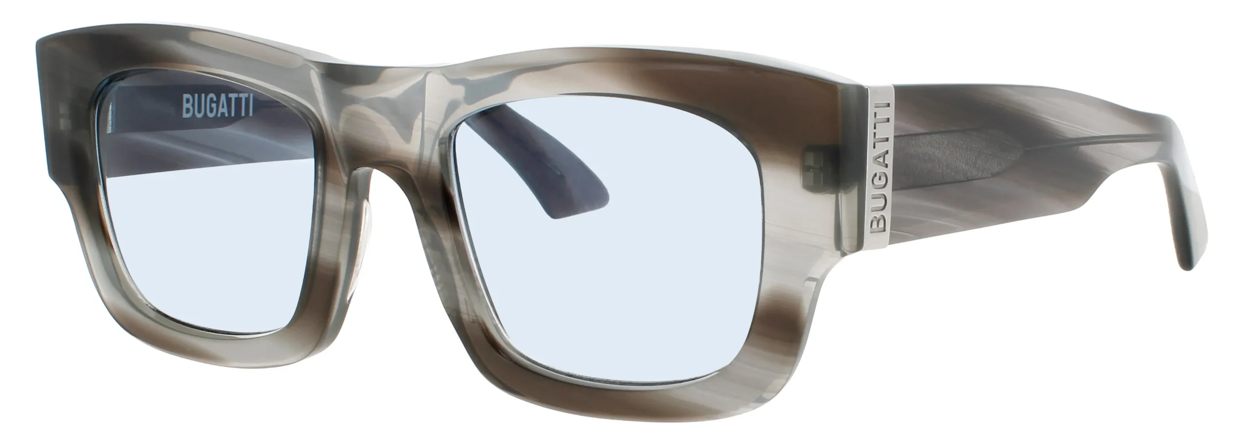 Bugatti 48M GS Sunglasses Grey Strat 51mm Unisex