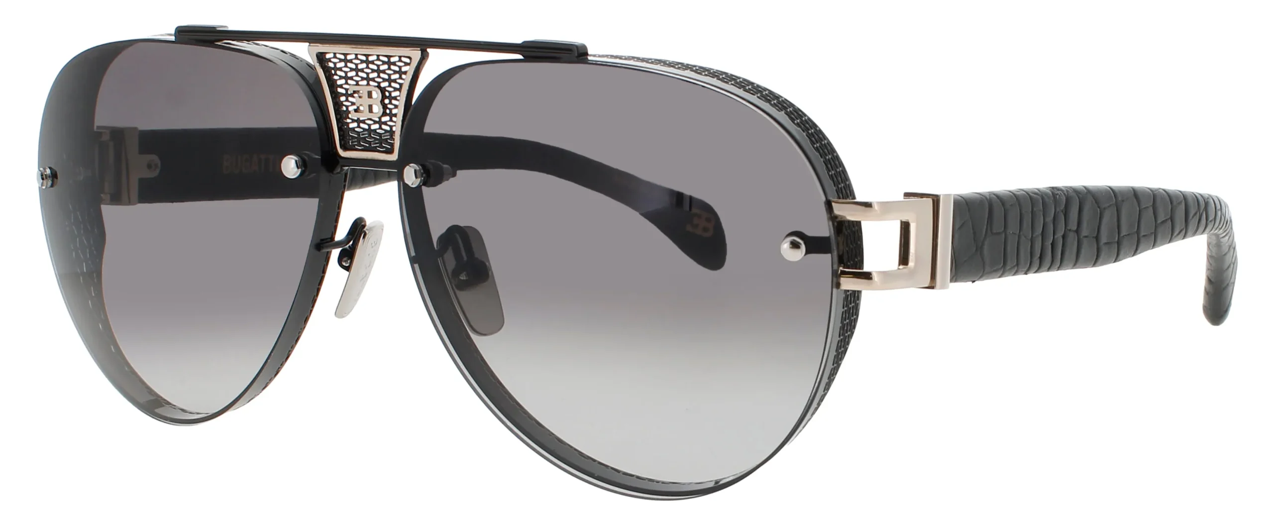 Bugatti 05 BK Sunglasses Black Pvd 62mm Unisex