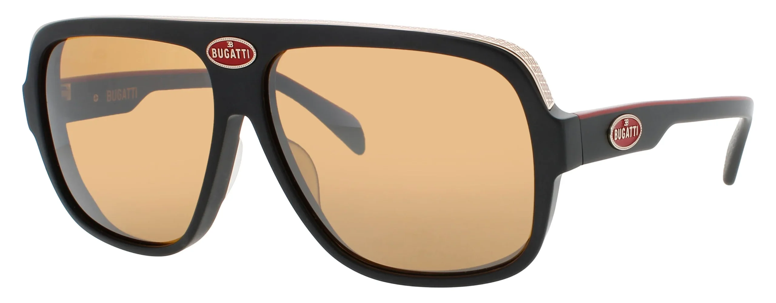 Bugatti 6 MBK Sunglasses Matte Black 60mm Unisex
