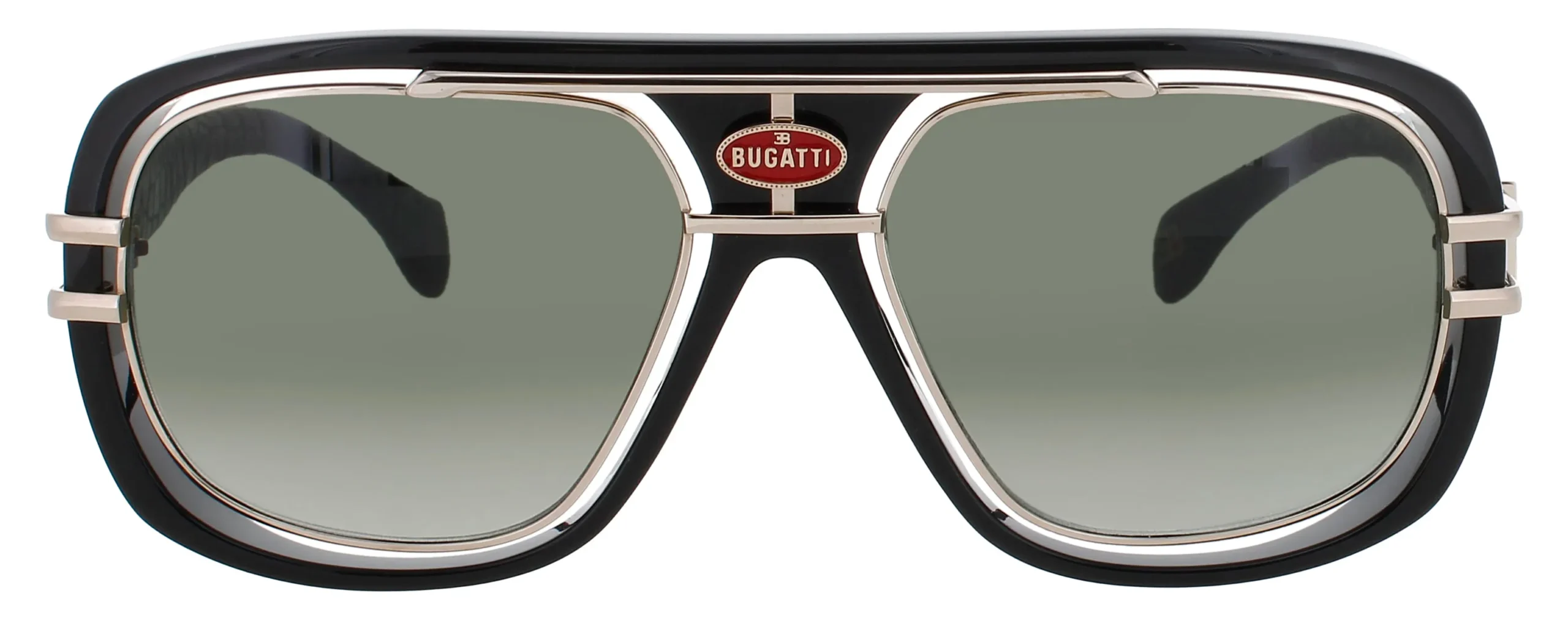 Bugatti 7 BK/WG Sunglasses Black 58mm Men 2